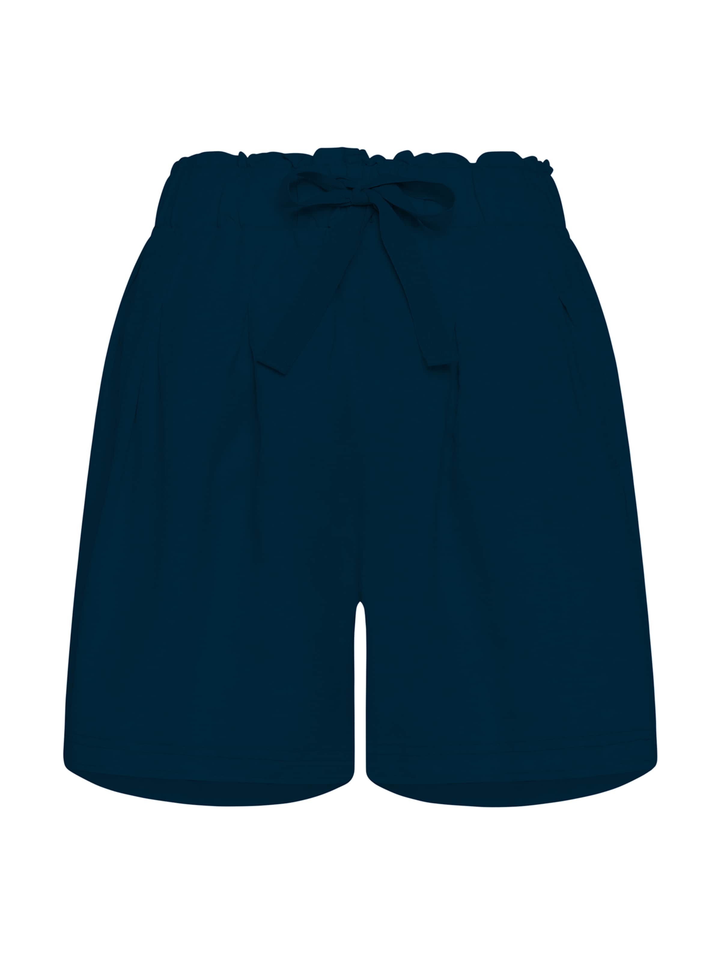 

DEHA Широкие шорты со складками спереди в темно-синем цвете