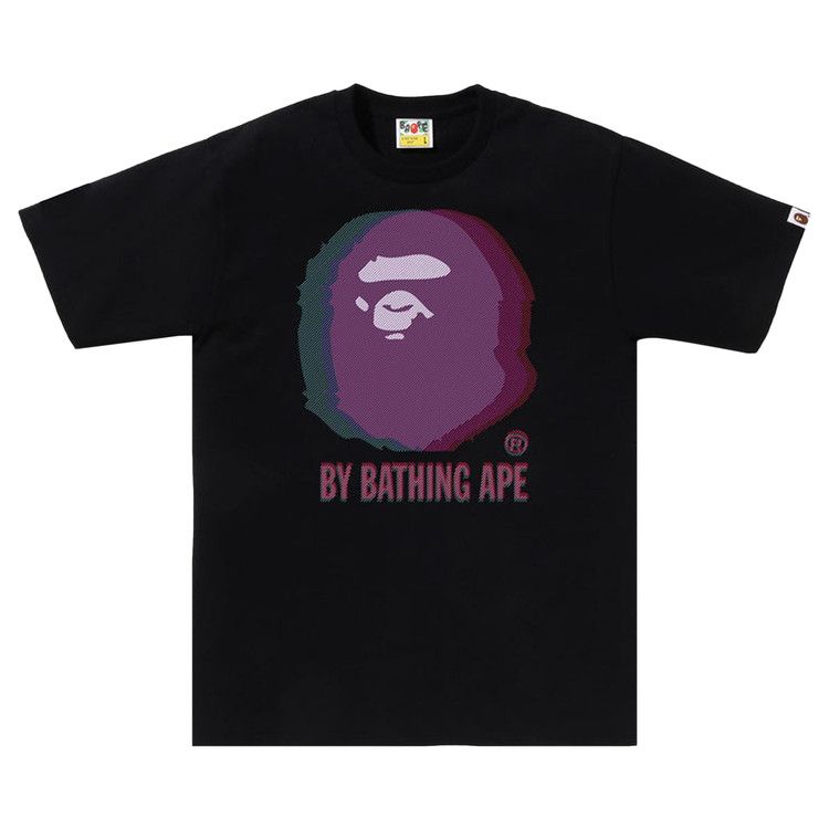 

Футболка BAPE Glitch Art By Bathing Tee, Black