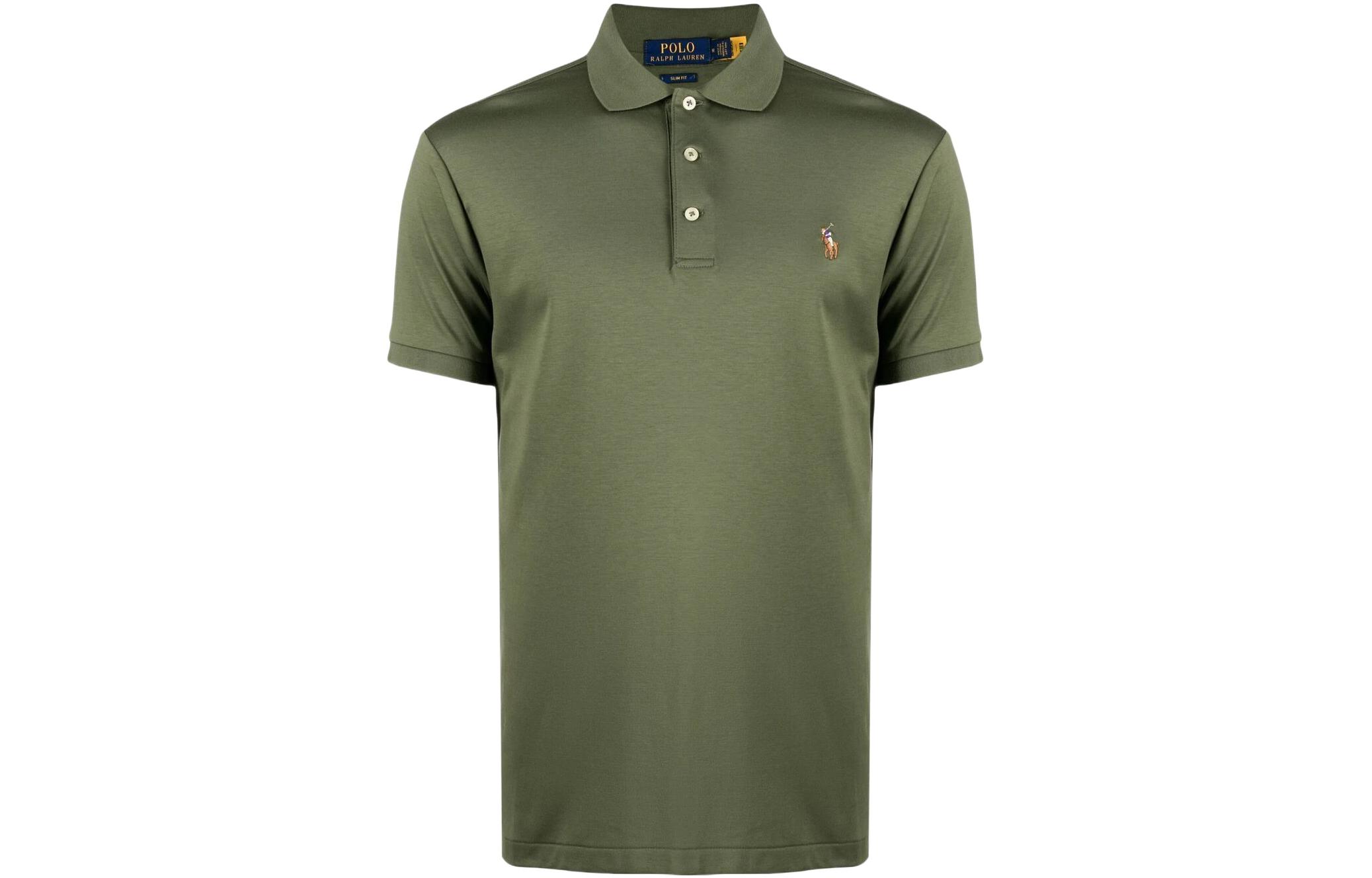 

Поло с вышитой эмблемой Polo Pony Polo Ralph Lauren, зеленый