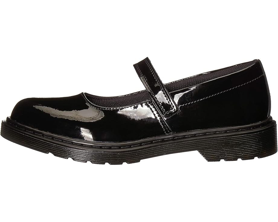 Туфли на плоской подошве Dr. Martens Kid's Collection Maccy Mary Jane, цвет Black Patent 1 — фото 4