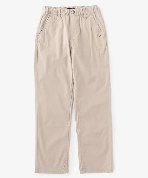 Детские брюки TOMMY HILFIGER хлопковые, бежевые