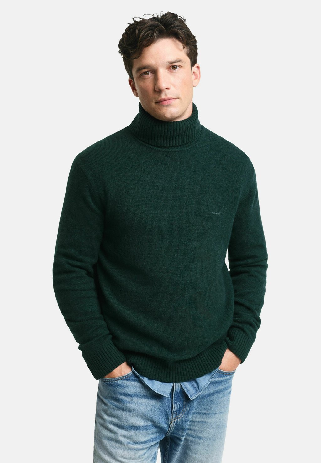 

Джемпер TURTLENECK GANT, зеленый