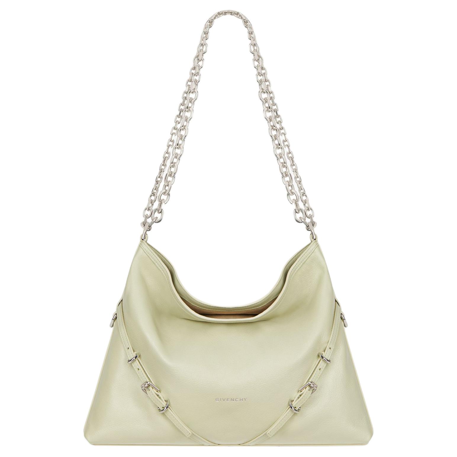 

Сумка Voyou Relief And Slight Crushed Texture Calfskin, плечевая сумка Medium Women's Almond Green Givenchy, Set (Bag+Dust Bag)