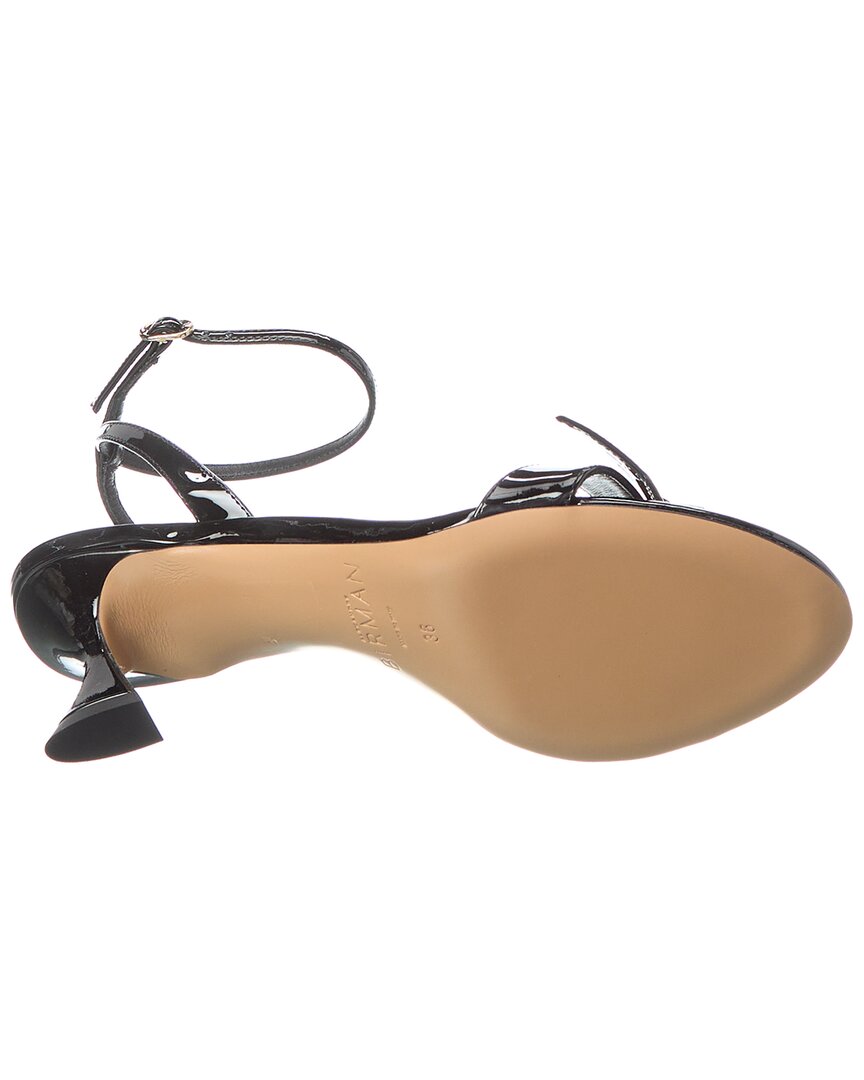 Alexandre Birman Clarita Bell 60 Patent Sandal, черный — фото 4