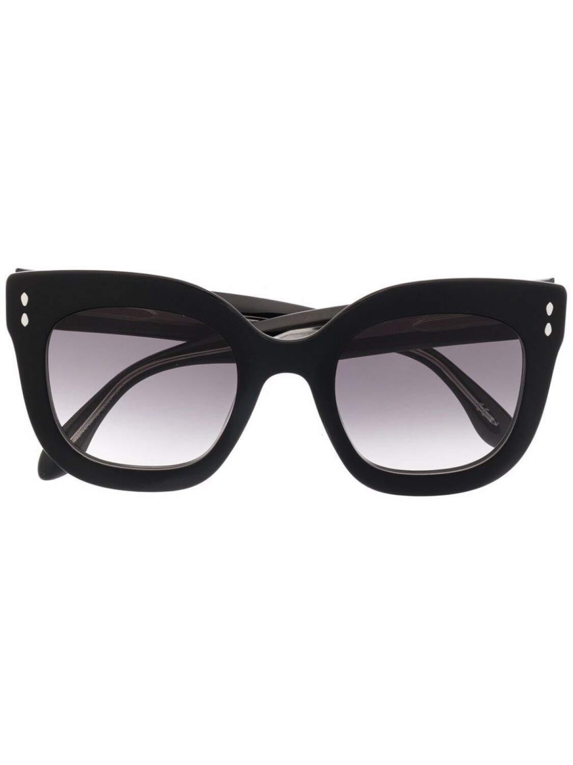 

Isabel Marant Eyewear солнцезащитные очки в массивной оправе, черный
