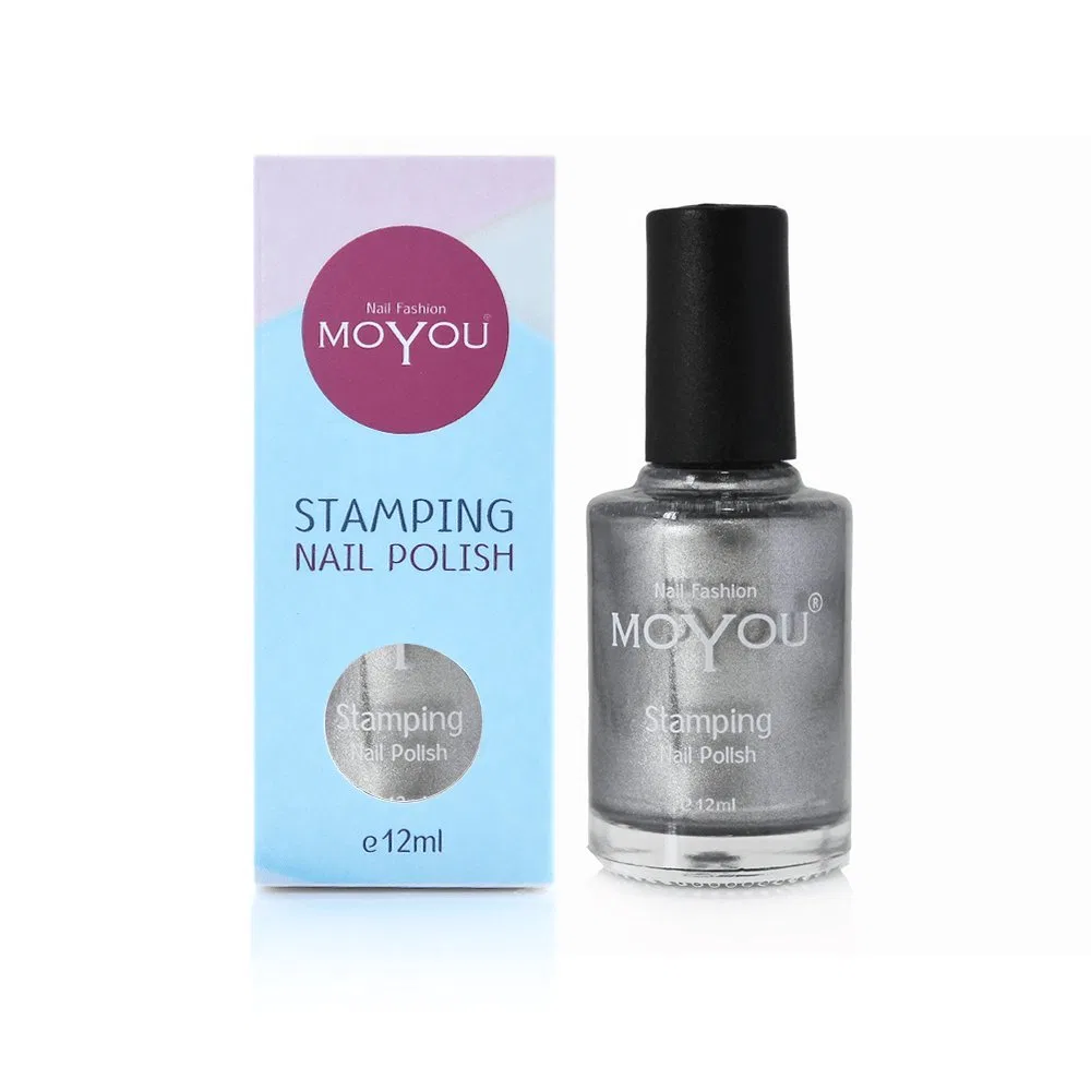 Лак для стемпинга MoYou Nails Original Silver Colour Moyou London