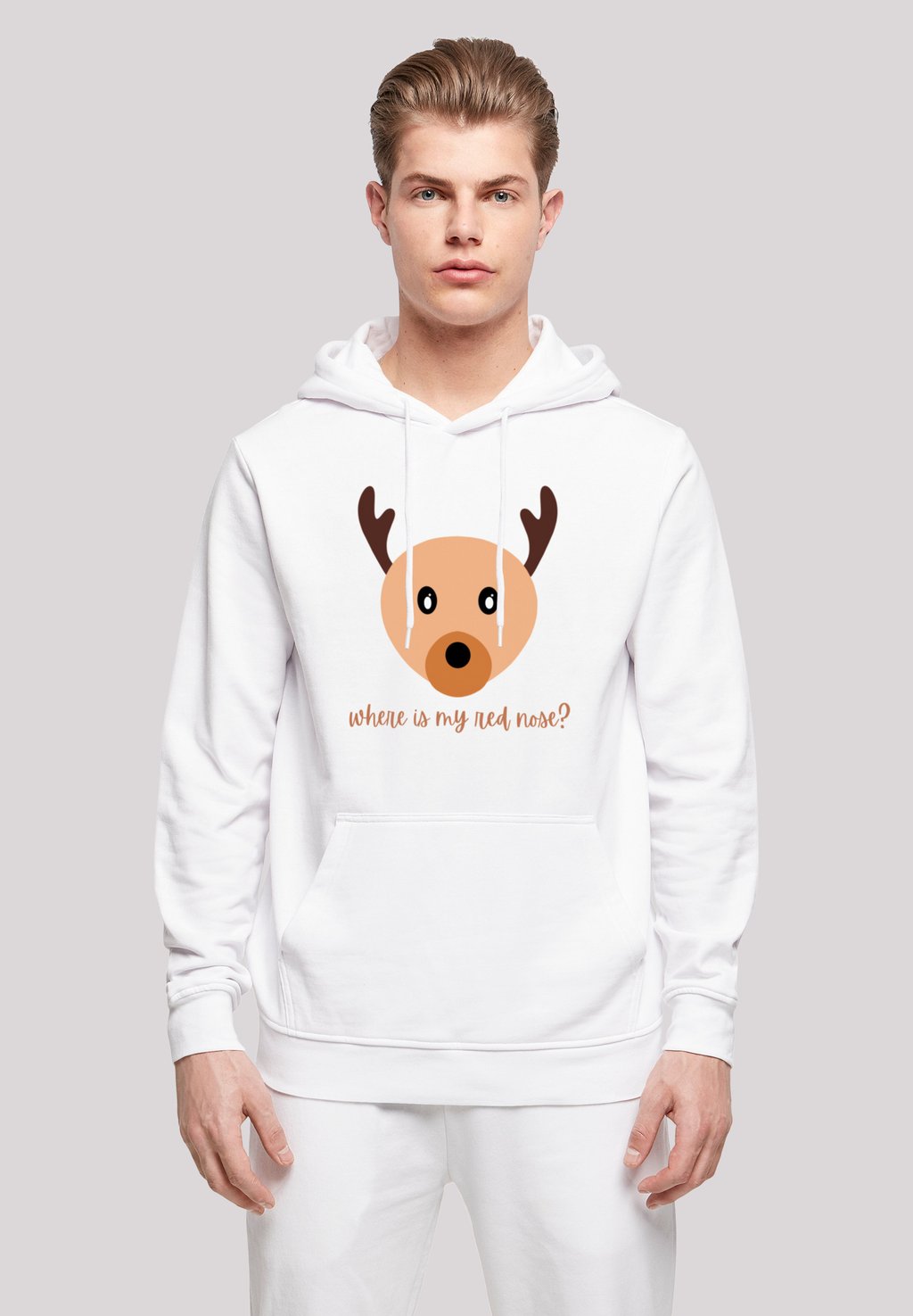 

Толстовка NOSE WEIHNACHTEN - Hoodie F4NT4STIC, белый
