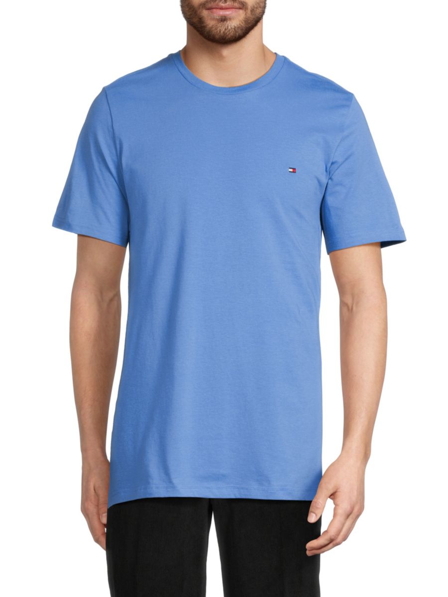 

Футболка с логотипом Tommy Hilfiger, цвет Andes Blue