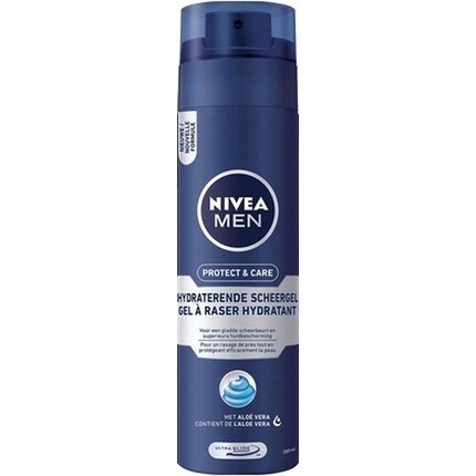 Гель для бритья Nivea Men Protect & Care, увлажняющий, 200 мл — фото 3