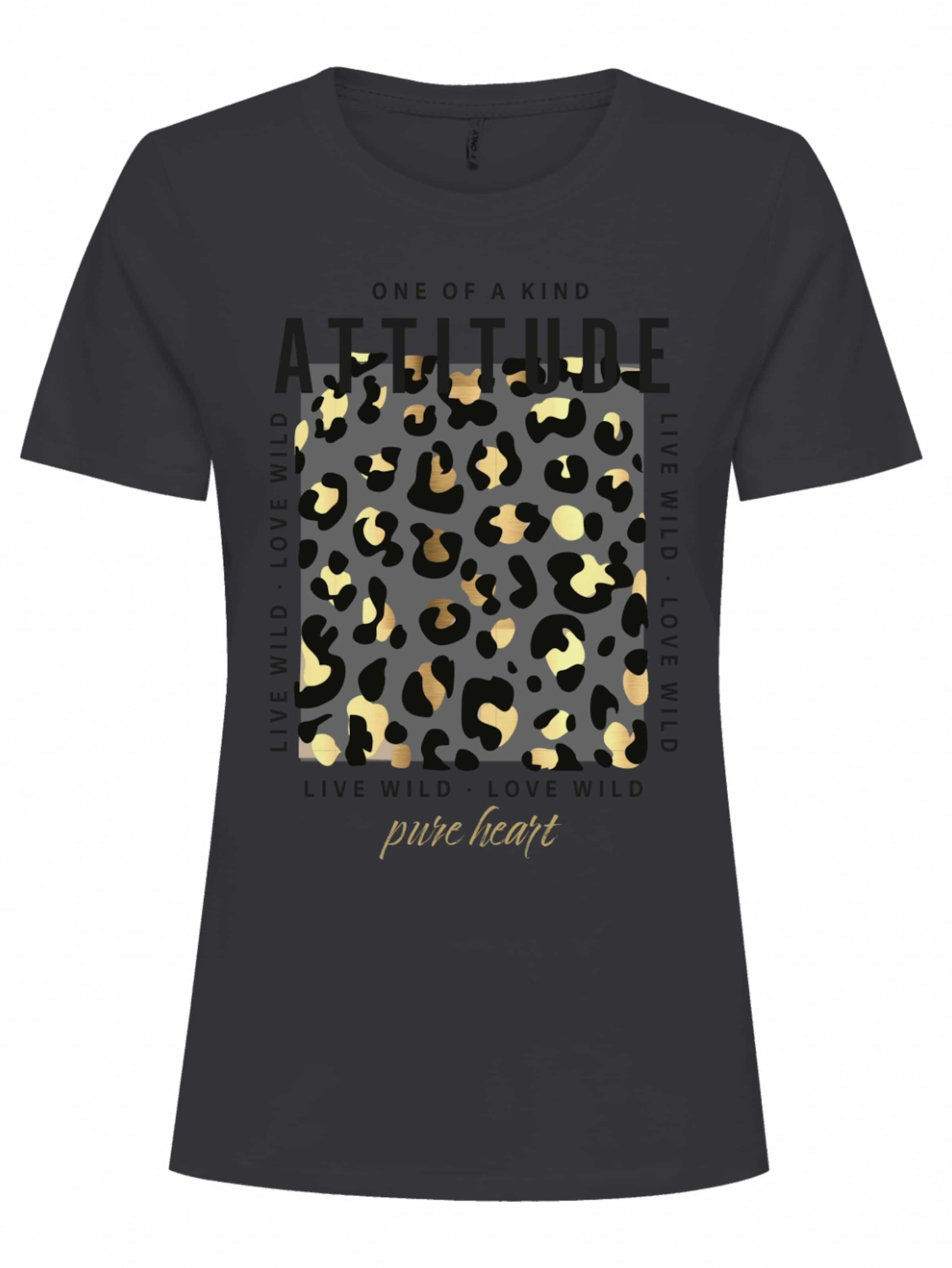 

ONLY Футболка в темно-сером цвете