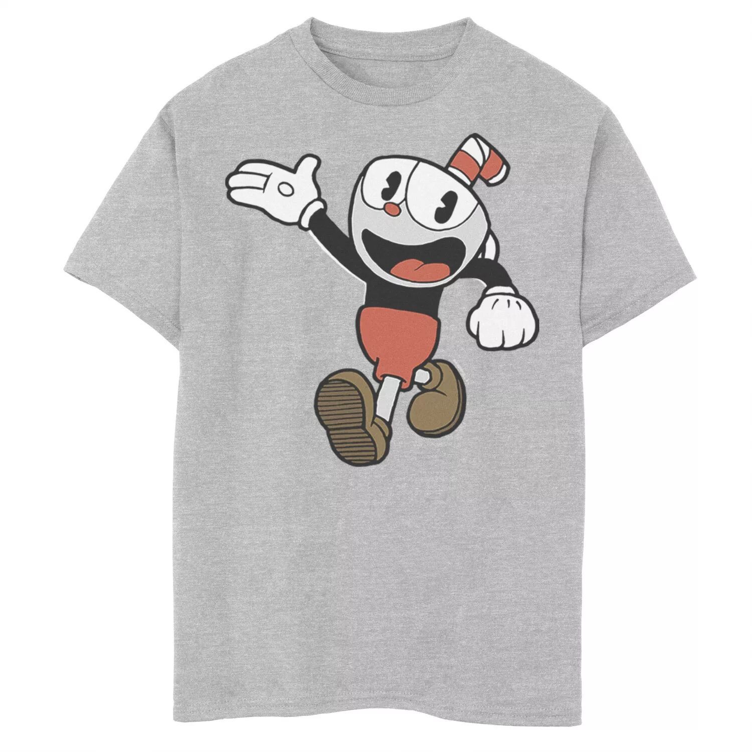 

Винтажная футболка с портретом Cuphead для мальчиков 8–20 лет Licensed Character