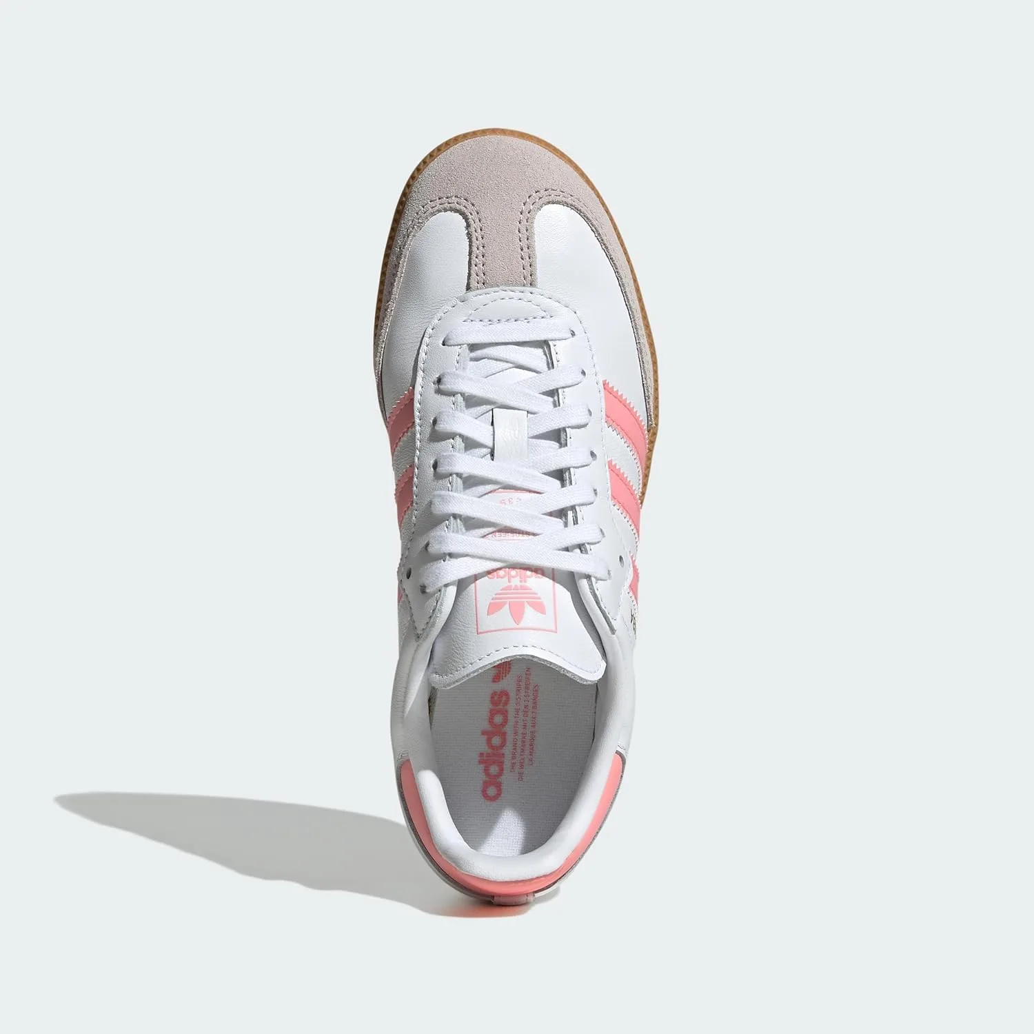 Детские кроссовки унисекс для фитнеса Samba Og J Adidas, белый — фото 3