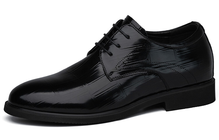 

Туфли мужские низкие Sulegao, цвет Black flat bottom (no height)