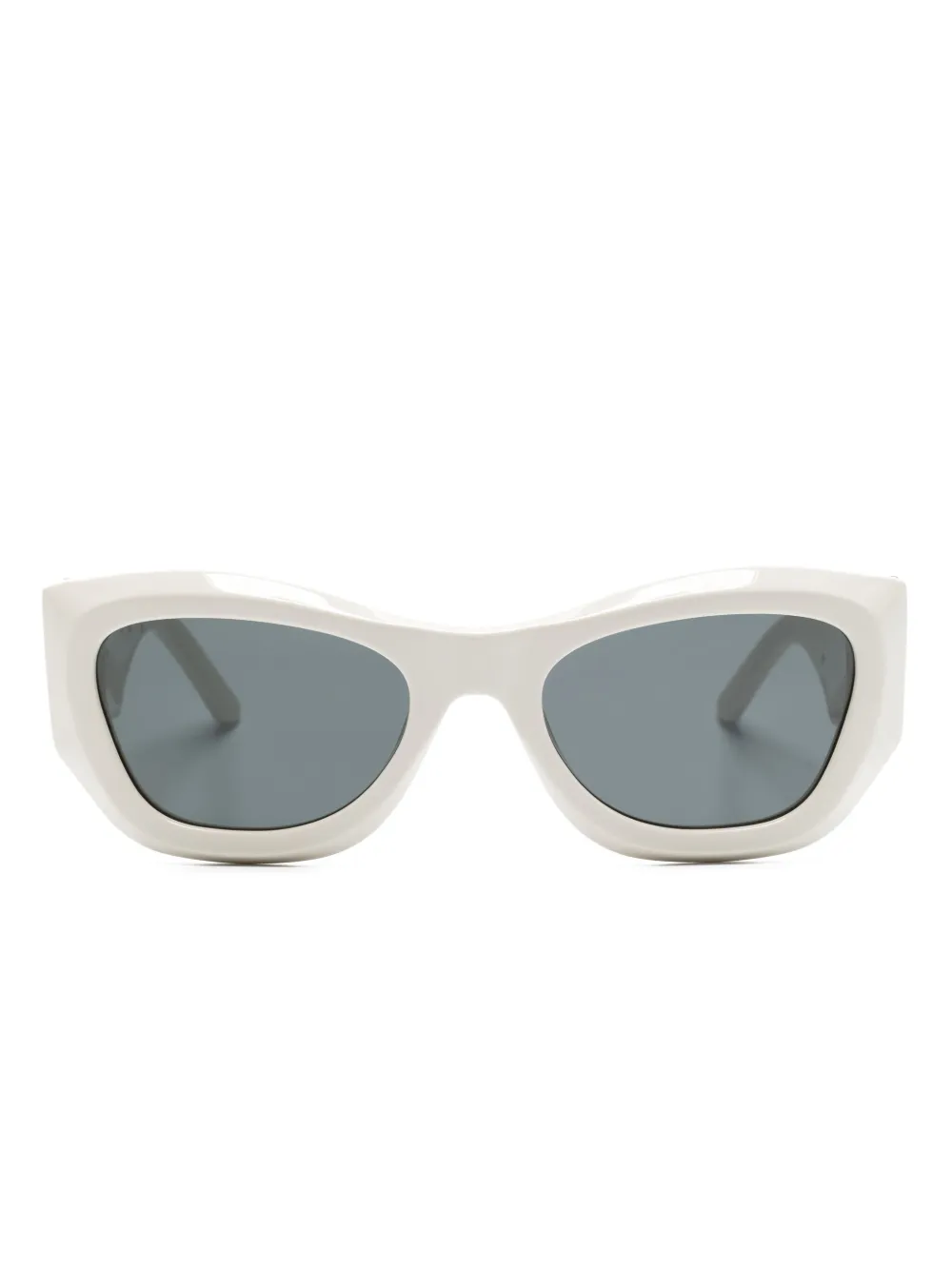 

Солнцезащитные очки в оправе 'кошачий глаз' Palm Angels Eyewear, белый
