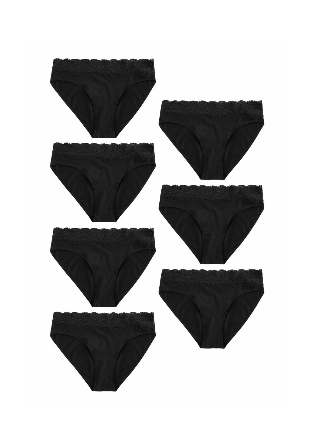 

Трусы 7 PACK Next, черный