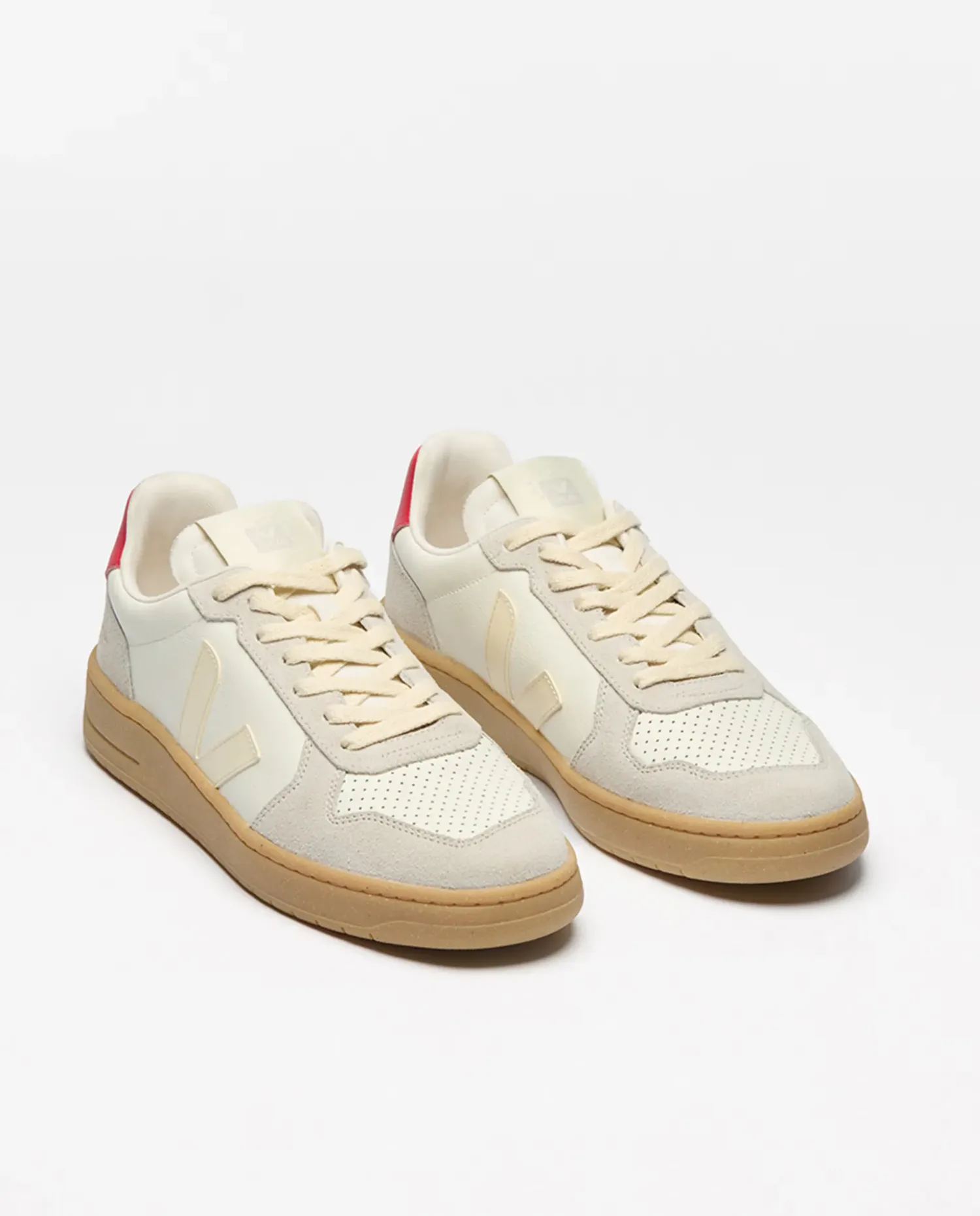Спортивные кроссовки v82 из кожи Veja, Blanco Total — фото 3