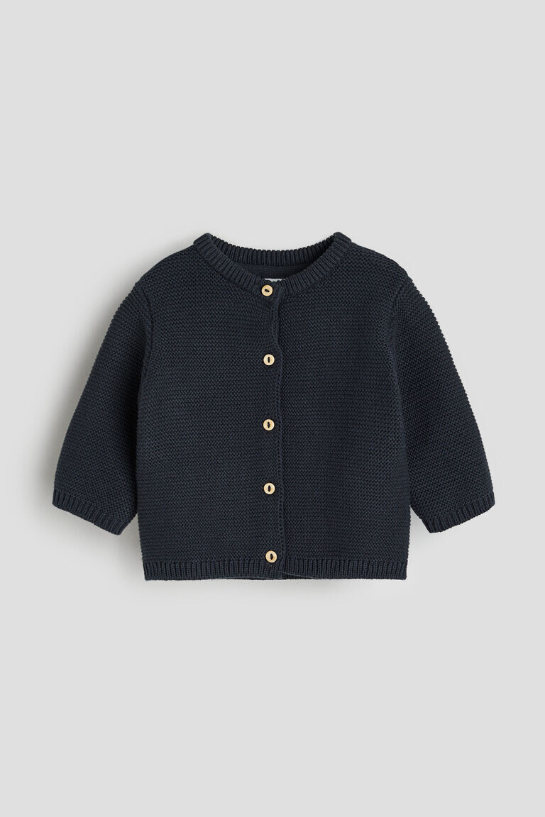 

Вязаный кардиган H&M, синий