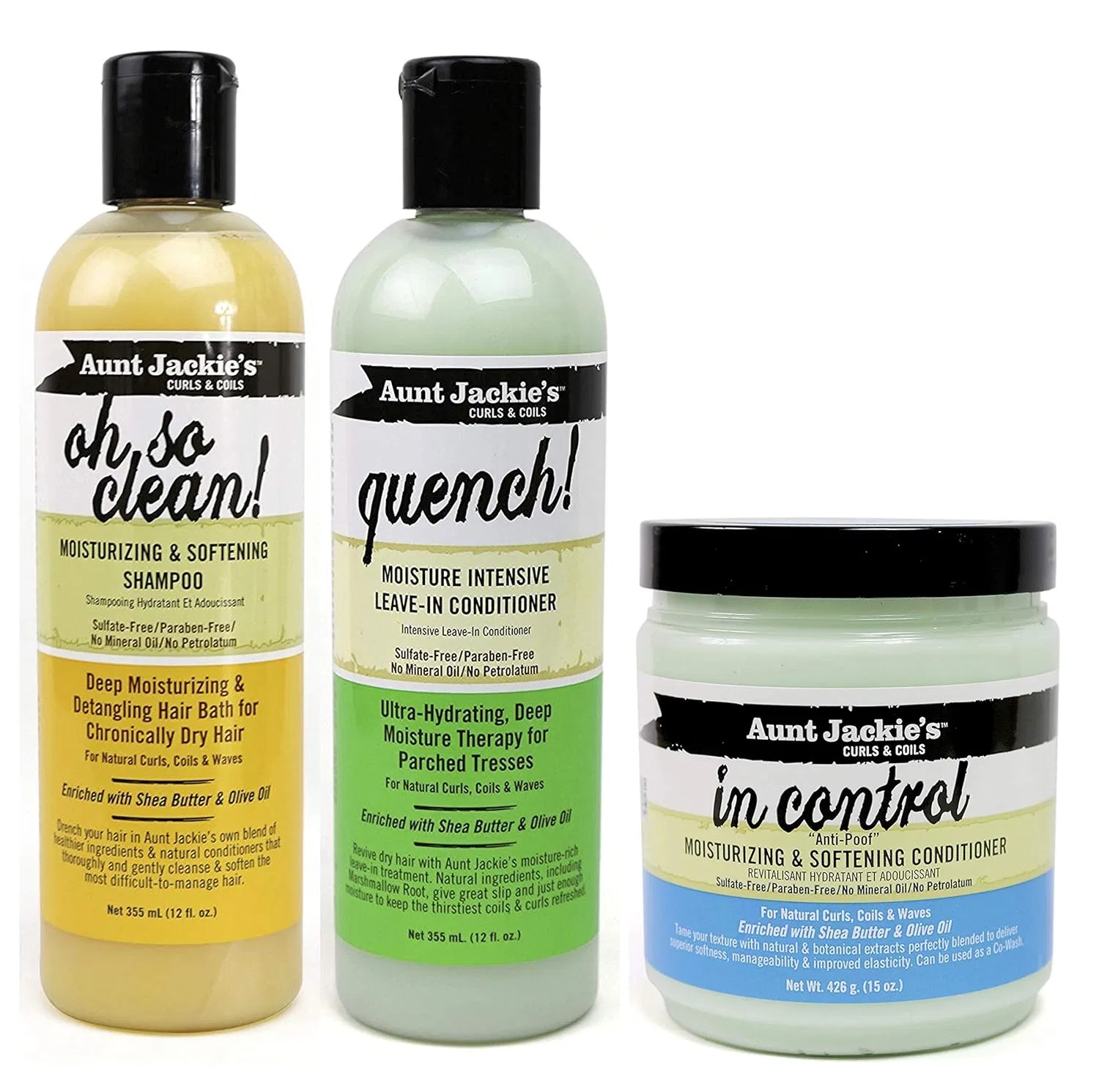 Набор для ухода за волосами «Curls & Coils» от Aunt Jackie's Generic