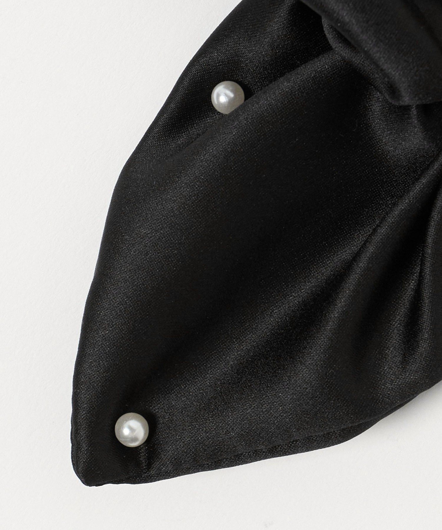 Квадратная резинка для волос / Детская United Arrows Green Label Relaxing, Black — фото 2