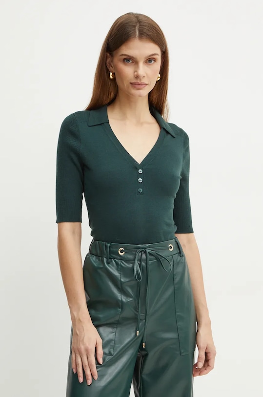 

Шерстяной свитер Boss, зеленый