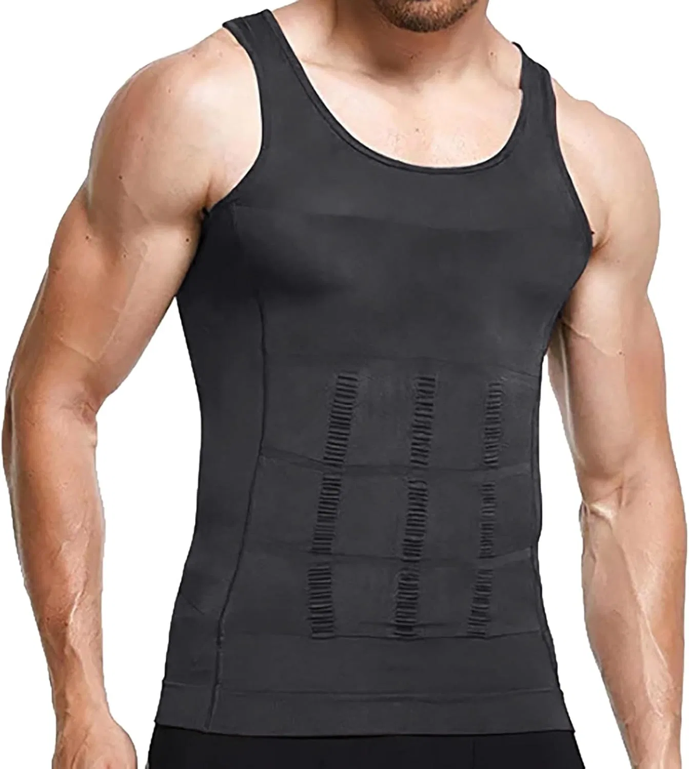 Мужская компрессионная майка Quick Dry, Mesh, серый