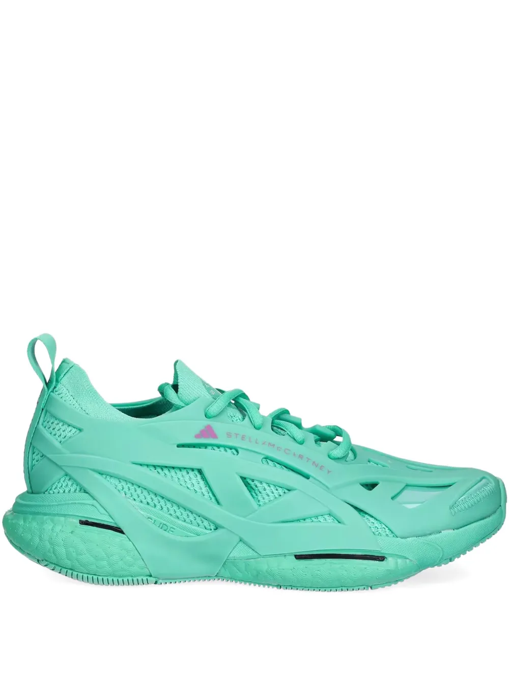 Кроссовки с сетчатыми вставками Adidas by Stella McCartney, зеленый