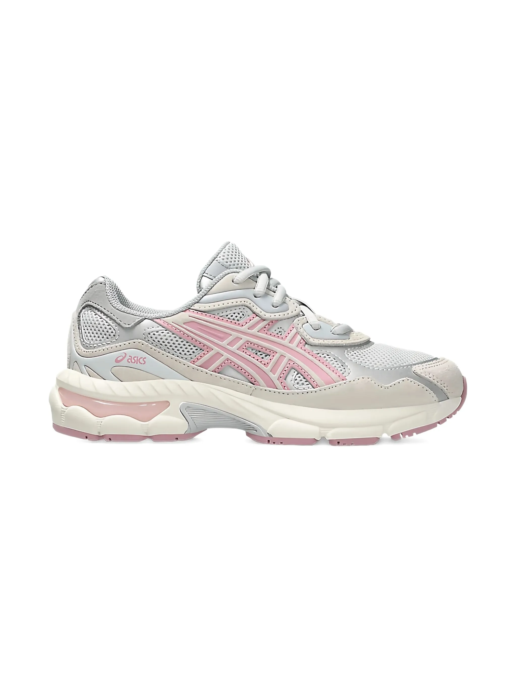 Кроссовки GEL-NYC Glacier Grey/Coneflower Asics Kids, серый — фото 2
