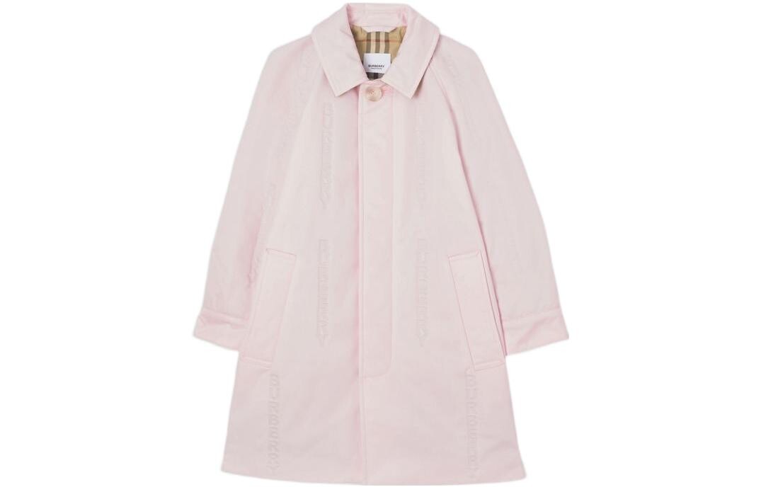 

Детское пальто Burberry, цвет Pink