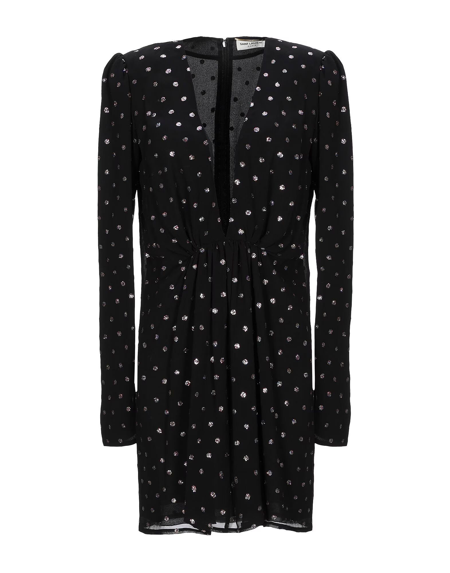 

Мини-платье Saint Laurent, черный