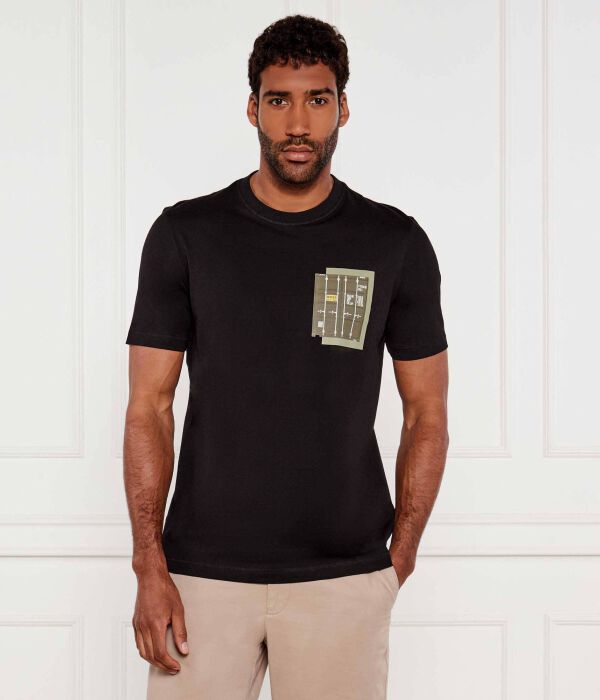 

Футболка te_container Regular fit Boss Orange, черный