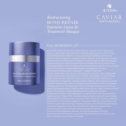 Caviar Anti-Aging Restructuring Bond Repair Интенсивная несмываемая маска 1,7 унции Alterna — фото 2