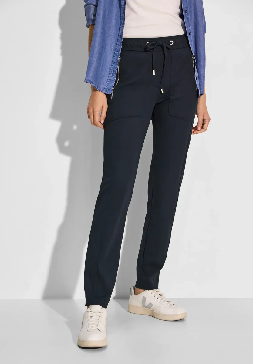 

Брюки Cecil, средняя талия, синий