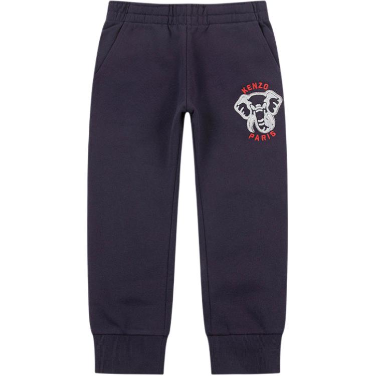 

Детские вязаные спортивные штаны SS25 KENZO, синий