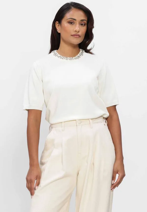 

Футболка с принтом «герма» Notre-V, Off White, Белый, Футболка с принтом «герма» Notre-V, Off White