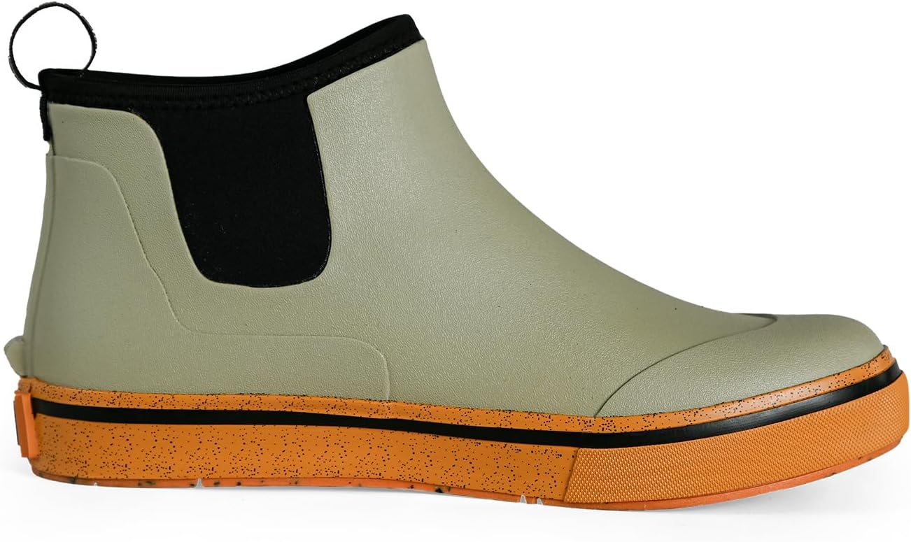 Мужские болотные сапоги Gator Waders - прочные водонепроницаемые ботинки до щиколотки с неопрена, устойчивые к скольжению, для кемпинга, рыбалки и походов, Gravel — фото 3