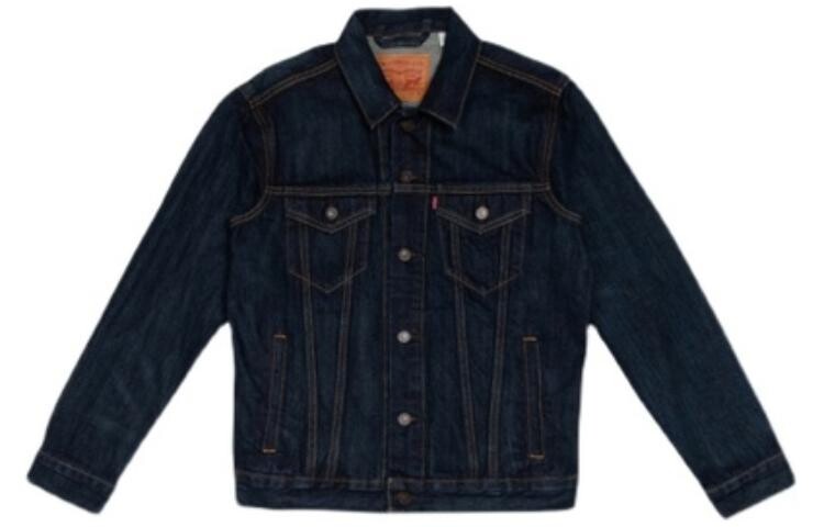 

Мужская джинсовая куртка Levi's levi’s, цвет Dark Blue, Синий, Мужская джинсовая куртка Levi's levi’s, цвет Dark Blue