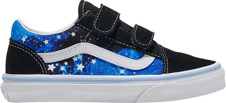 

Кроссовки Slip-On V Kids 'Glow Galaxy Black', черный