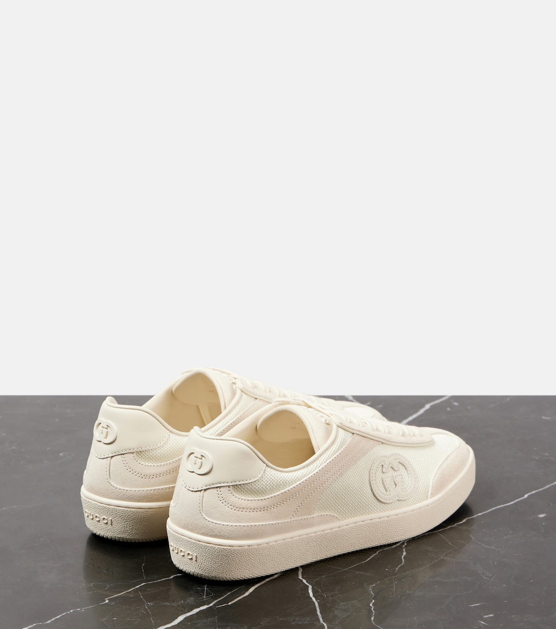 кроссовки G74 с отделкой из замши Gucci, O.W/O.W/O.W/O.W/O.W/ — фото 2