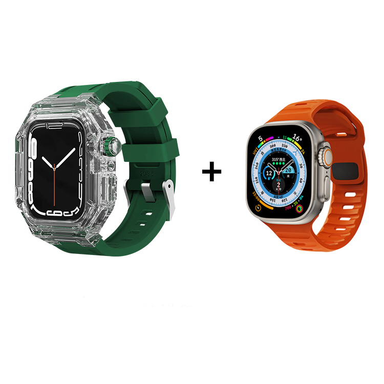 

Vobafe Часы Protective Case Apple PC Plastic Case Material Iwatch2S8S9, Green