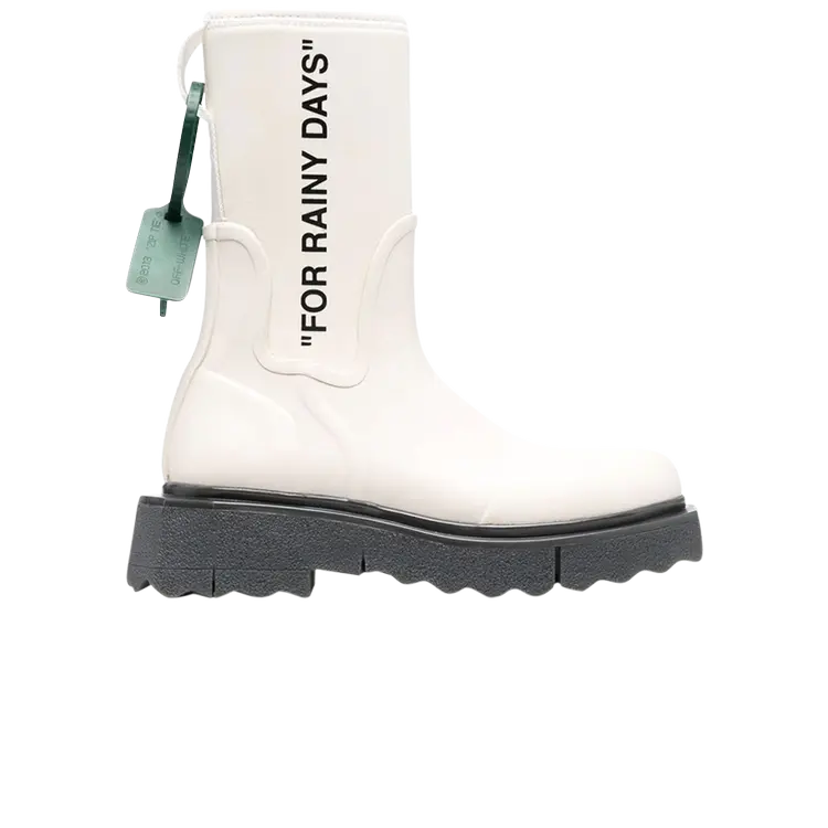 Ботинки Off-White Wmns Sponge Rubber Rain Boot, белый