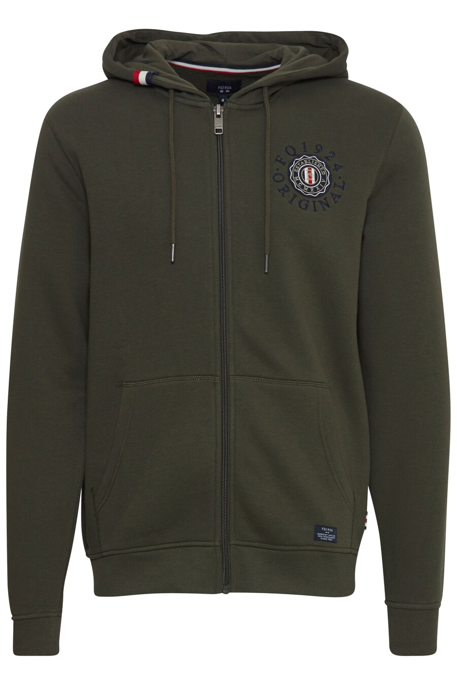 

Худи с капюшоном на молнии FQ1924 William, Fir/Dark green