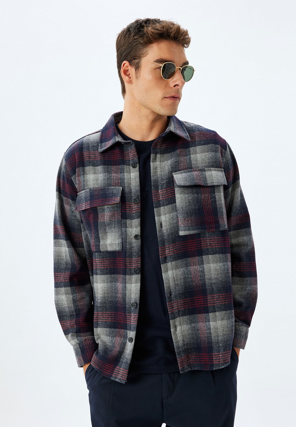 

Рубашка PLAID Koton, серый
