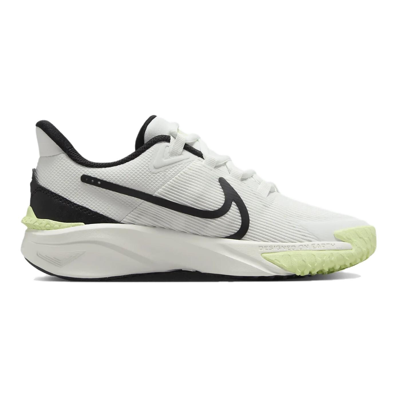 Кроссовки детские Star Runner 4 GS Low-top белые/черные Nike, белый/черный — фото 2