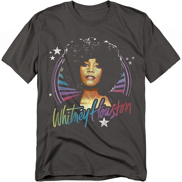 

Футболка с принтом Big & Tall Original & Unrestored Whitney Houston Licensed Character