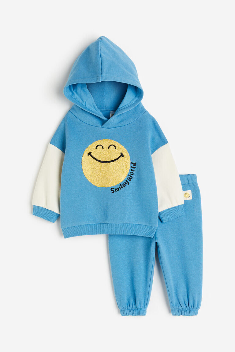 

Комплект из двух толстовок с принтом H&M, синий