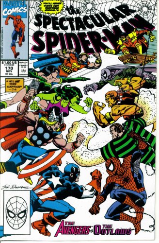 

The Spectacular Spider-Man #170 : Guest Starring the Avengers in "The Final Calculation" (Marvel Comics) (Marvel Comics)