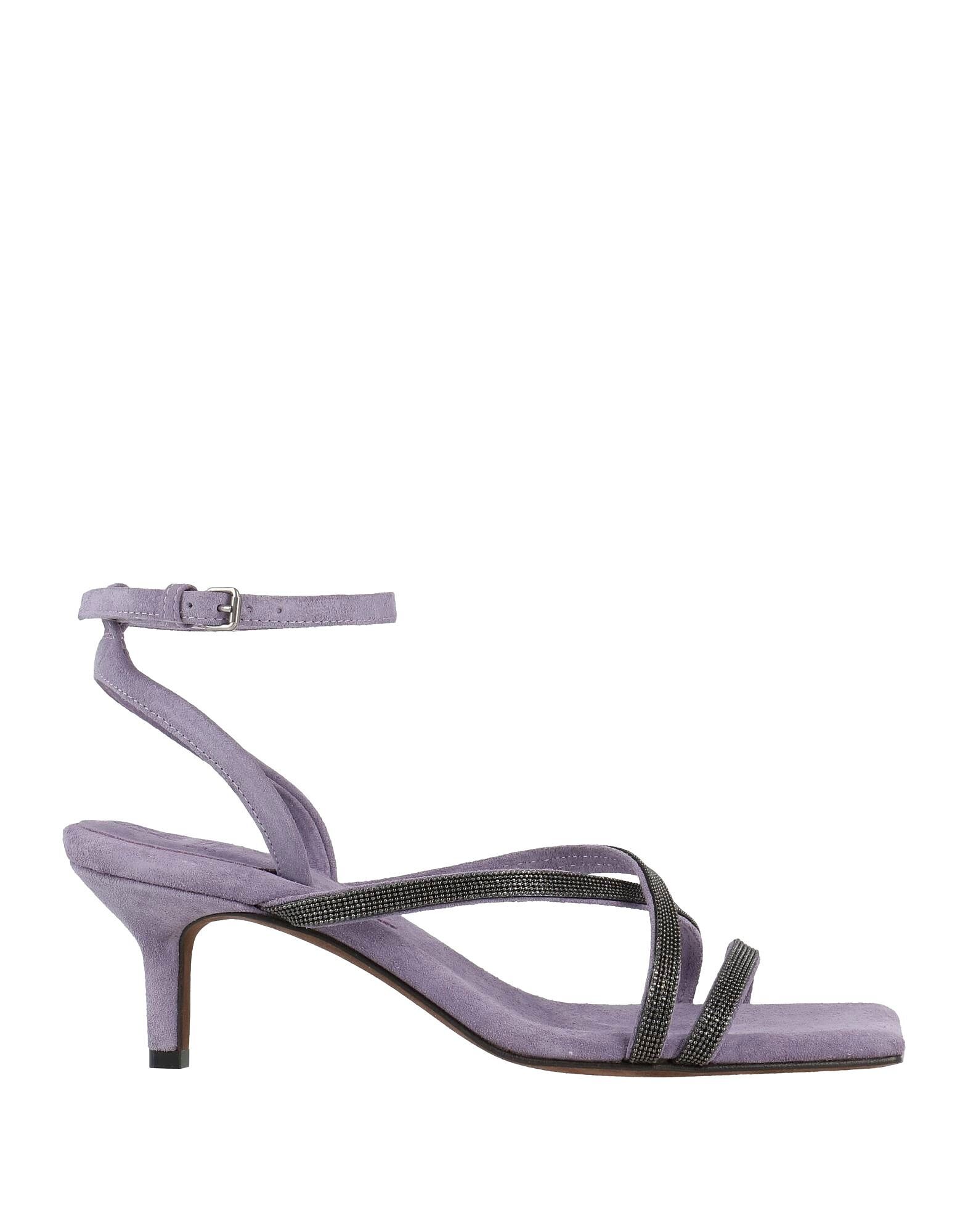 Сандалии Brunello Cucinelli, фиолетовый