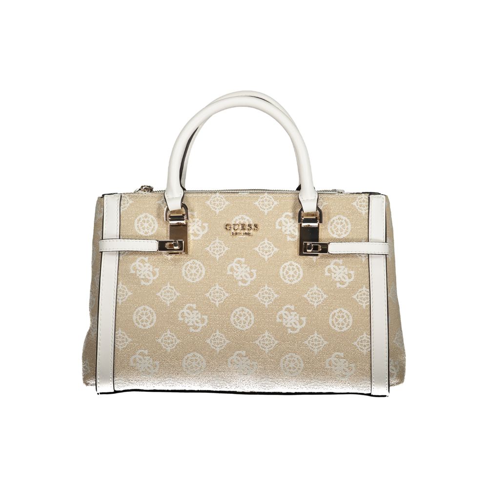 

Белая хлопковая сумочка Guess Shoes