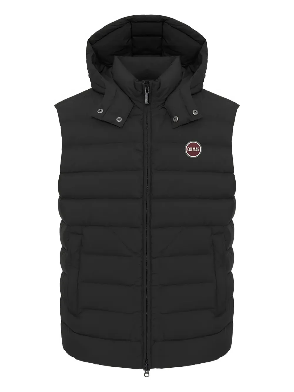 

Дутый жилет с капюшоном Colmar, черный