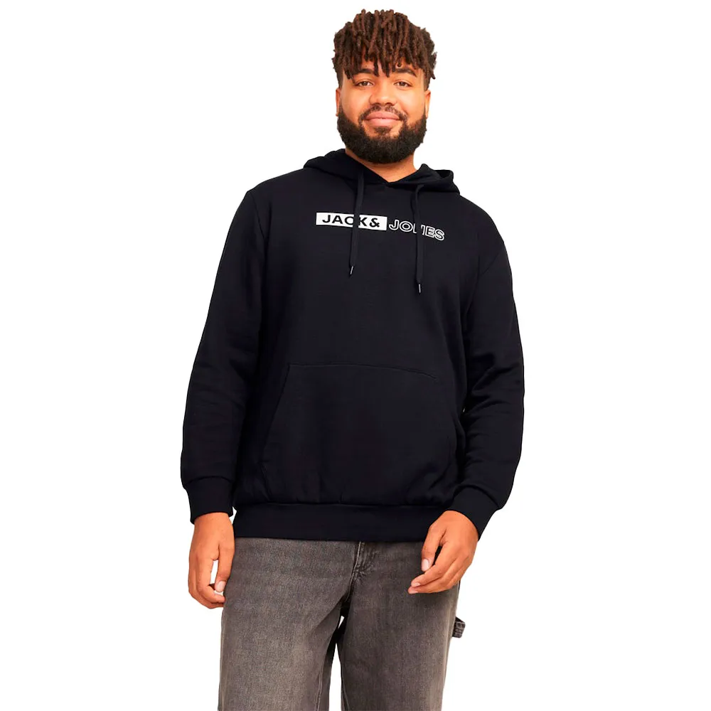 

Худи Jack & Jones Corp Logo Play Plus Size, черный